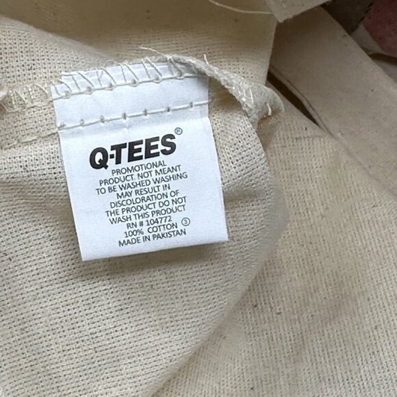 American Flag Bald Eagle Canvas Tote Bag 1776 Patriots 14 x 15 In Set of 4 - Picture 6 of 8